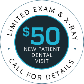 $50 New Patient Special stamp